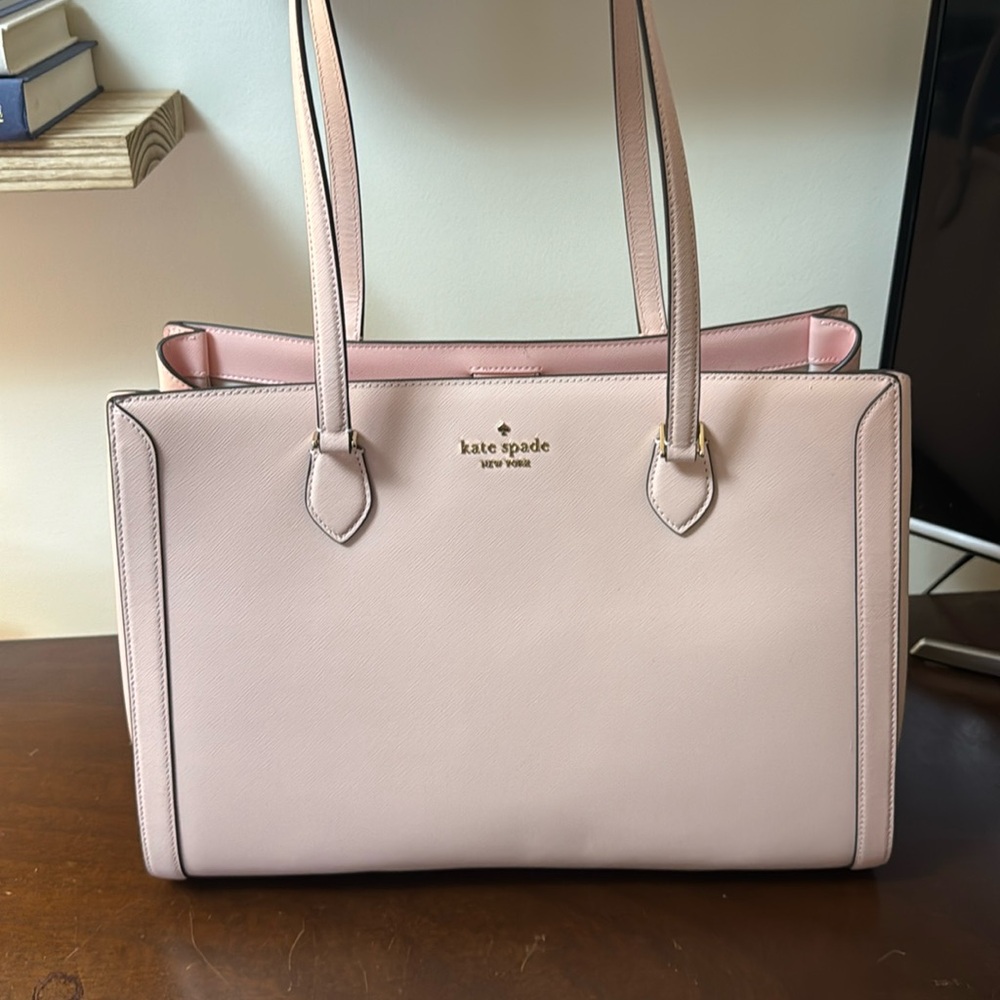 Kate Spade Madison Saffiano East West Leather Laptop Tote
